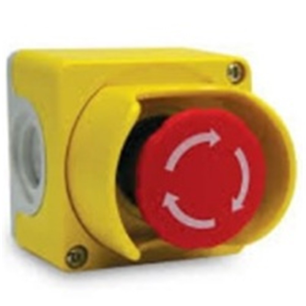 Cepy Abb Cepy Emergency Stop Station Yellow Light Grey