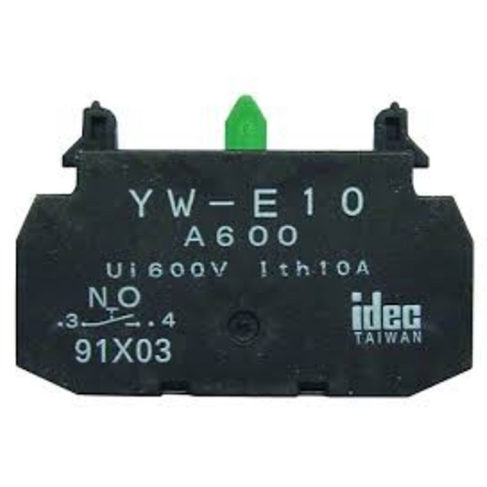 IDEC YW E10 CONTACT BLOCK 1NO YW SERIES Pilot Signalling Devices