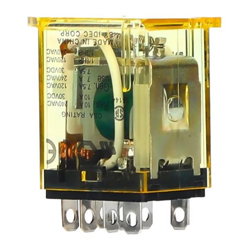 Idec Relay Dpdt V Ac A Top Bracket Mounting Rh B Utac