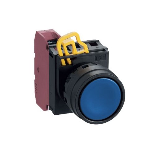 Idec Non Illuminated Pushbutton Blue Flush Momentary Nc Yw Series