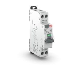 NHP DIN-T Residual Current Device Long Body w/ Overcurrent 10kA 32A 1Pole  and N C Curve 30mA Type A