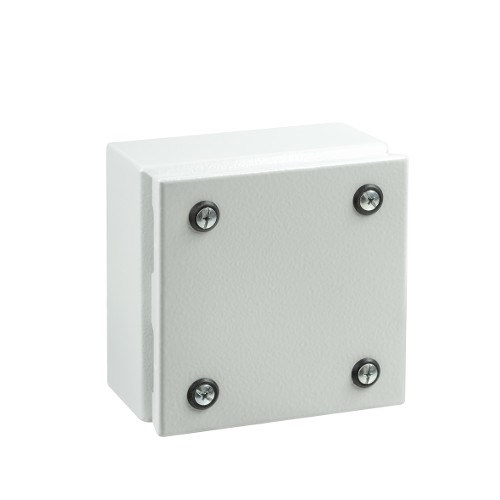 IDE IDE66 MILD STEEL TERMINAL BOX WITH PLAIN SIDES & SCREW-ON COVER ...