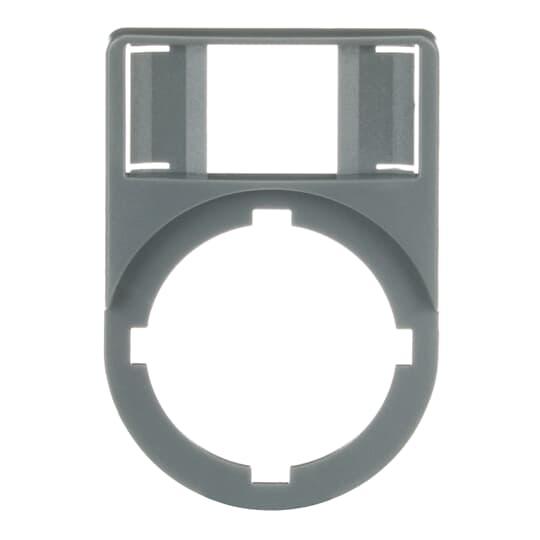 Abb Legend Plate Holder Grey For Plastic Enclosure Ma6-1060